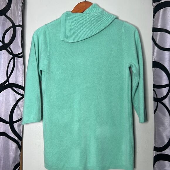 Knit by Hampshire studio 100% acrylic sweater with three-quarter sleeves - Picture 9 of 12